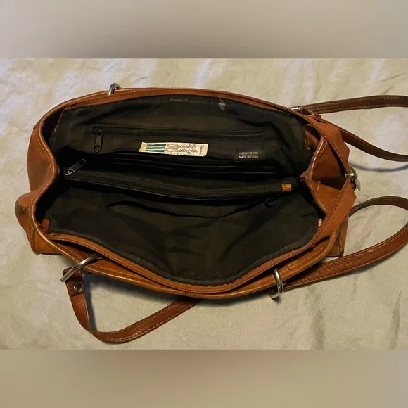 Vintage Arnold Churgin brown leather purse - Picture 3 of 7